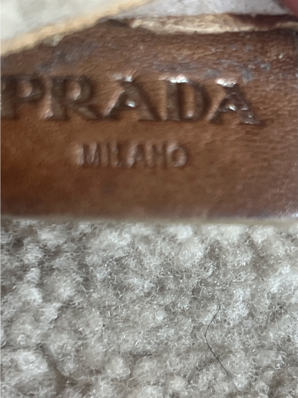 Prada Vintage MOUTON DIANO Soft  Shearling Hobo Bag - Casual  Shoulder Tote - Picture 8 of 13